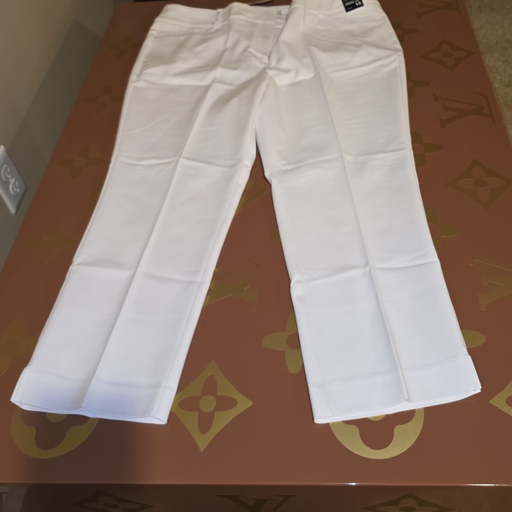 NY & Co White Dress Pants